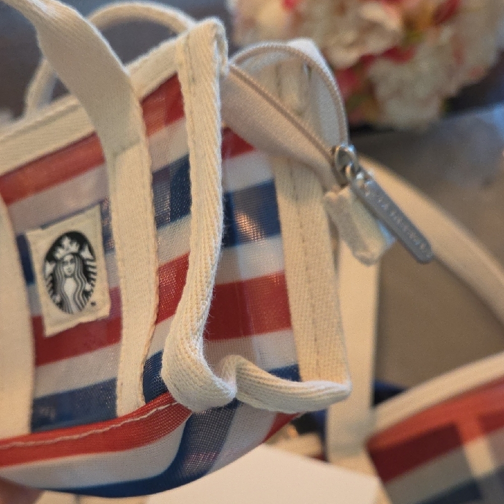 NWT - Starbucks RARE Mesh Tote + Mini Tote - Picture 9 of 13